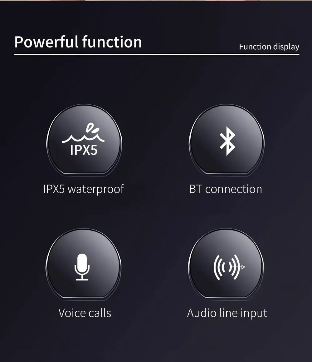 Speaker TG506 Portable Mini Wireless Soundbar Bluetooth 5.0 Outdoor Indoor HIFI Loudspeaker Support TF Card FM Radio Waterproof