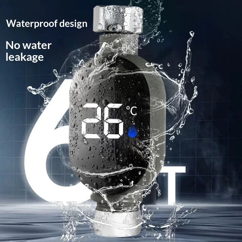 Shower Head Thermometer Shower Temperature Sensor Shower Accessory Display Home Water Temperature Display Shower Thermometer