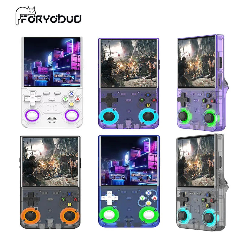 R36 Ultra Console Portable Retro Game 4‘’ IPS Screen Handheld Game Players Emulator Pocket Video Player 64G/128G 20000+ Games